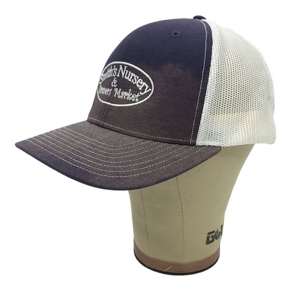 Richardson Smiths Nursery Farmers Market Mesh Snapback Cap Trucker Baseball Hat - Picture 2 of 12